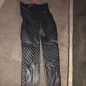 Faux leather Quilted leggings SPANX
